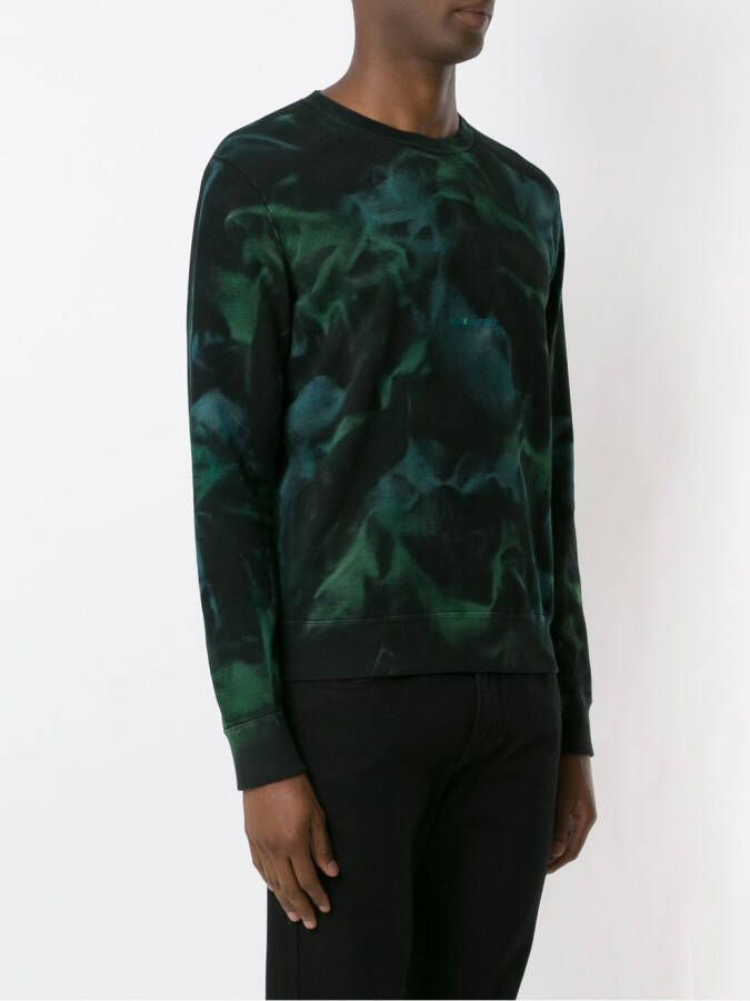 Saint Laurent Trui met print Zwart