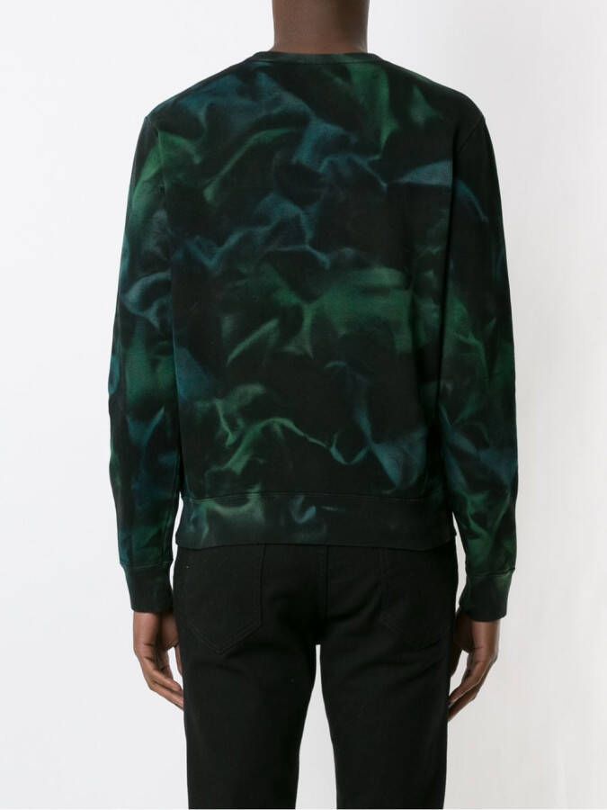 Saint Laurent Trui met print Zwart
