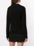 Saint Laurent Trui met ronde hals Zwart - Thumbnail 4
