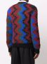 Saint Laurent Trui van wolmix Blauw - Thumbnail 4