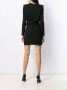 Saint Laurent Verfraaide mini-jurk Zwart - Thumbnail 4