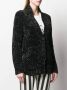 Saint Laurent Vest met V-hals Zwart - Thumbnail 3