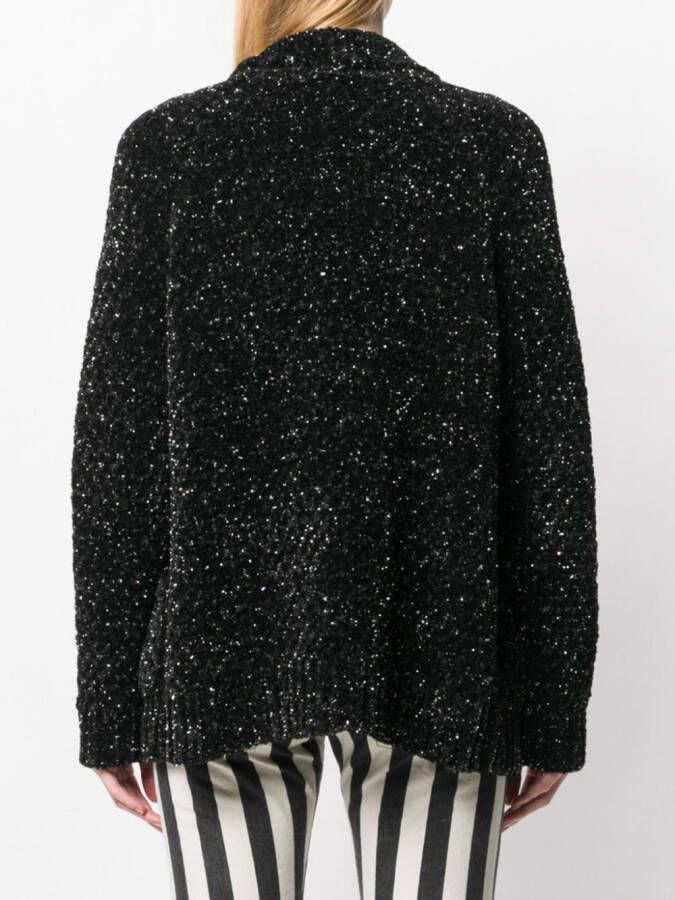 Saint Laurent Vest met V-hals Zwart