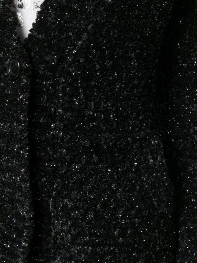 Saint Laurent Vest met V-hals Zwart