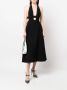 Saint Laurent Zijden jurk Zwart - Thumbnail 2