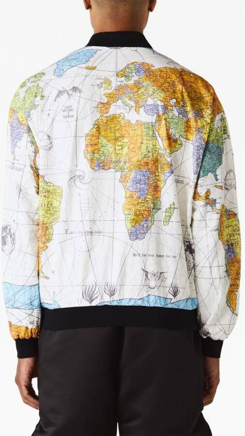 SAINT MXXXXXX Bomberjack met print Wit