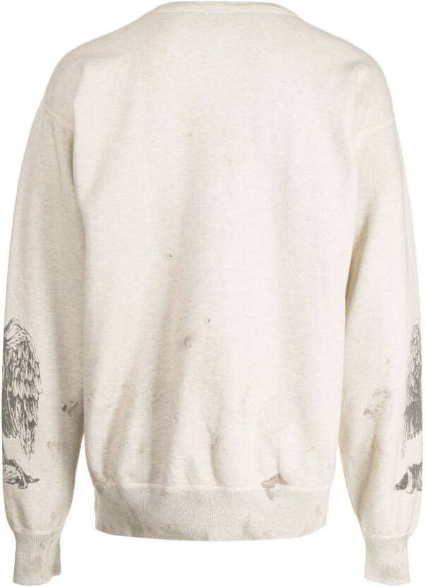 SAINT MXXXXXX Sweater met print Grijs