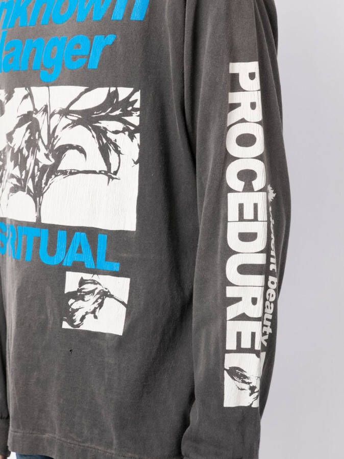 SAINT MXXXXXX T-shirt met print Grijs