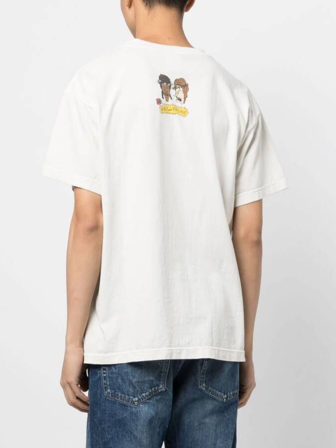 SAINT MXXXXXX T-shirt met print Wit
