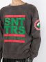 SAINT MXXXXXX Sweater met logoprint Grijs - Thumbnail 5
