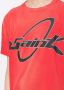 SAINT MXXXXXX T-shirt met logoprint Rood - Thumbnail 5
