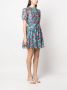 Saloni Blousejurk met bloemenprint Blauw - Thumbnail 3