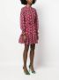 Saloni Mini-jurk met bloemenprint Rood - Thumbnail 3