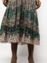Saloni Jurk met grafische print Groen - Thumbnail 5