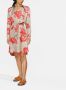 Ferragamo Blousejurk met bloemenprint Beige - Thumbnail 2