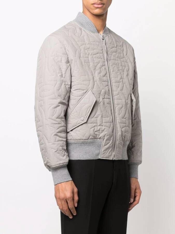 Ferragamo Bomberjack met Gancini logo Grijs