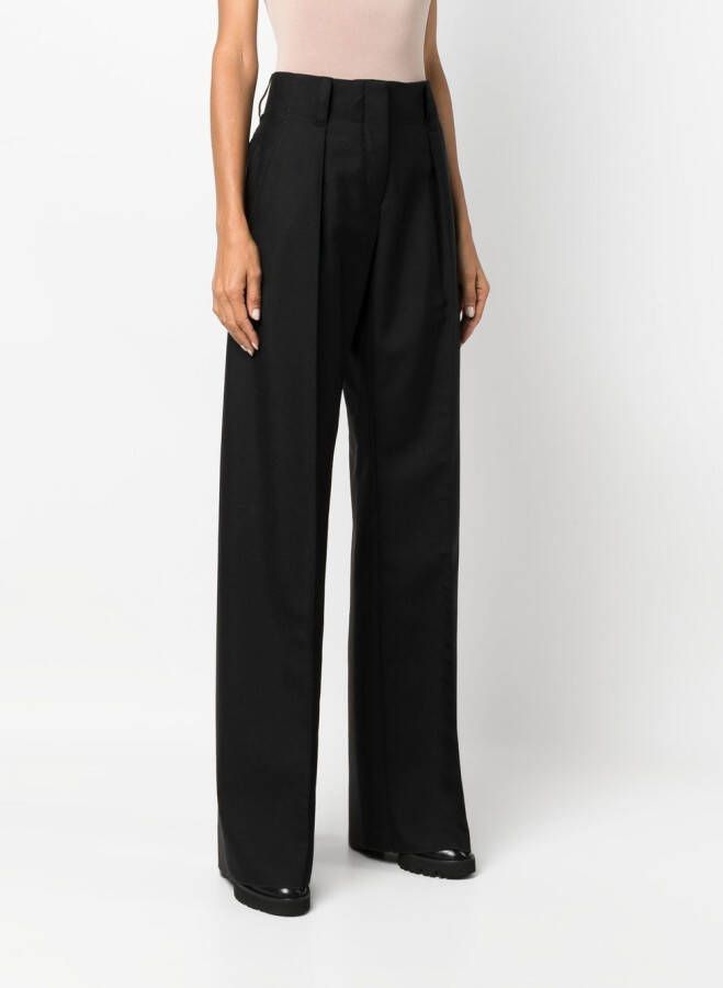 Ferragamo Broek met wijde pijpen Zwart