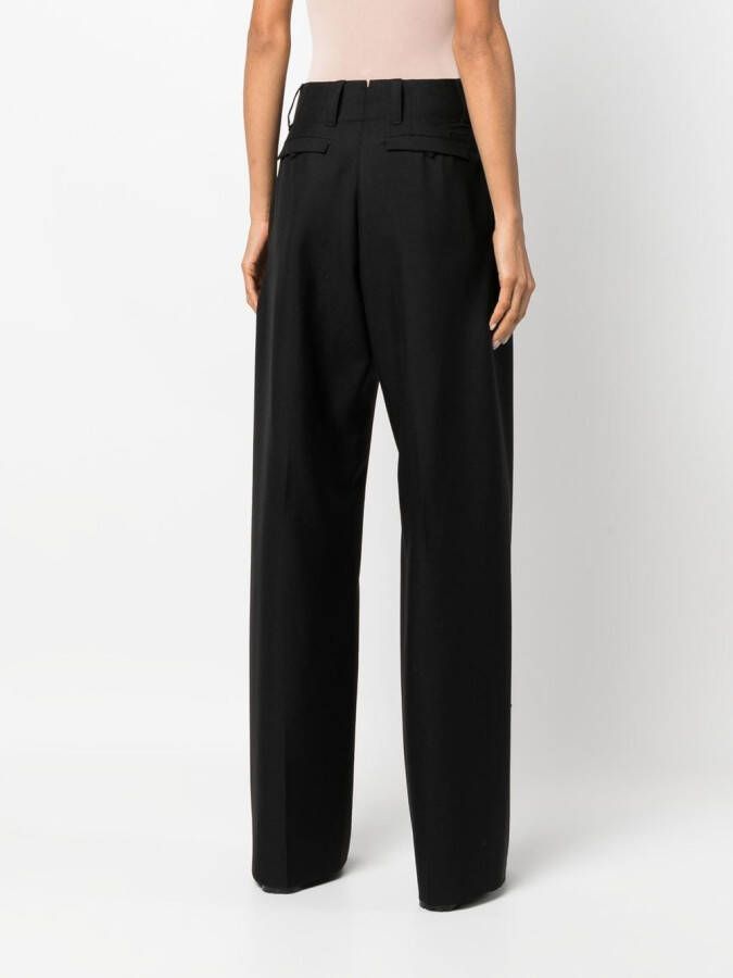 Ferragamo Broek met wijde pijpen Zwart