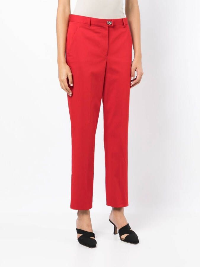 Ferragamo Cropped pantalon Rood