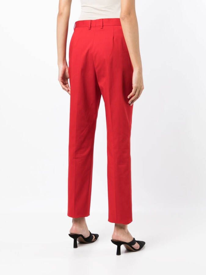 Ferragamo Cropped pantalon Rood