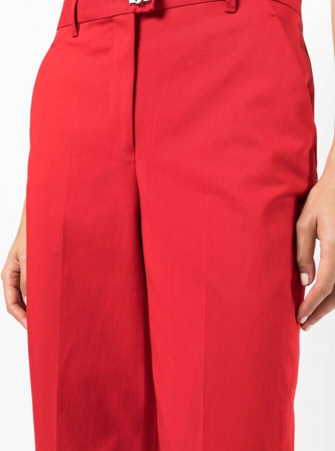Ferragamo Cropped pantalon Rood