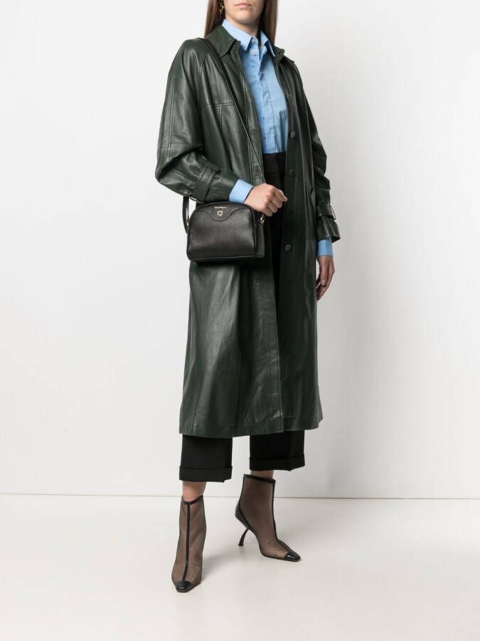 Ferragamo Crossbodytas met ganciniplakkaat Zwart