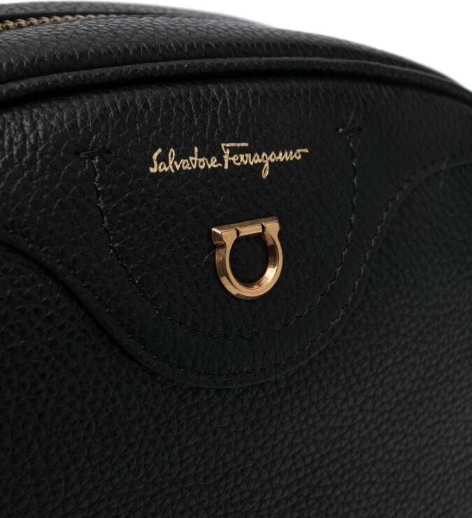 Ferragamo Crossbodytas met ganciniplakkaat Zwart
