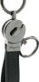 Ferragamo embossed logo keyring Zwart - Thumbnail 2