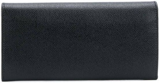 Ferragamo Gancini leren portemonnee Zwart