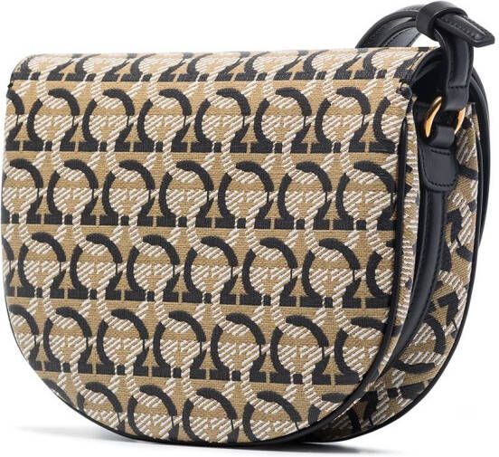 Ferragamo Gancini crossbodytas Beige