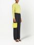 Ferragamo Gancini schoudertas met logo Geel - Thumbnail 2