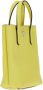 Ferragamo Gancini schoudertas met logo Geel - Thumbnail 4