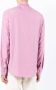 Ferragamo Gestreept overhemd Roze - Thumbnail 4