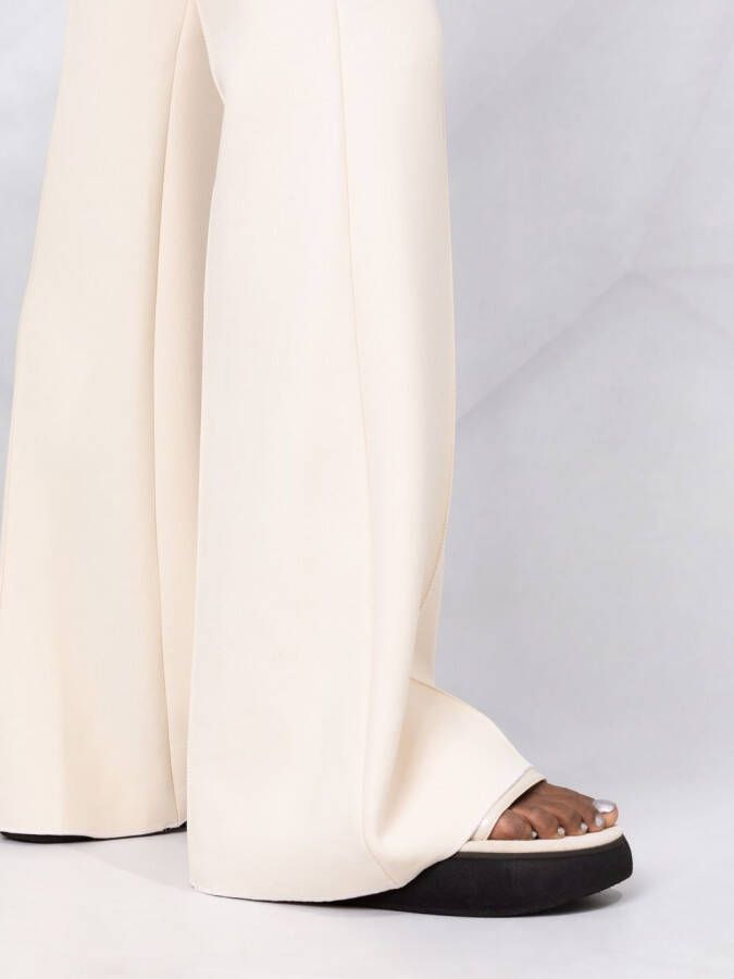 Ferragamo High waist broek Beige