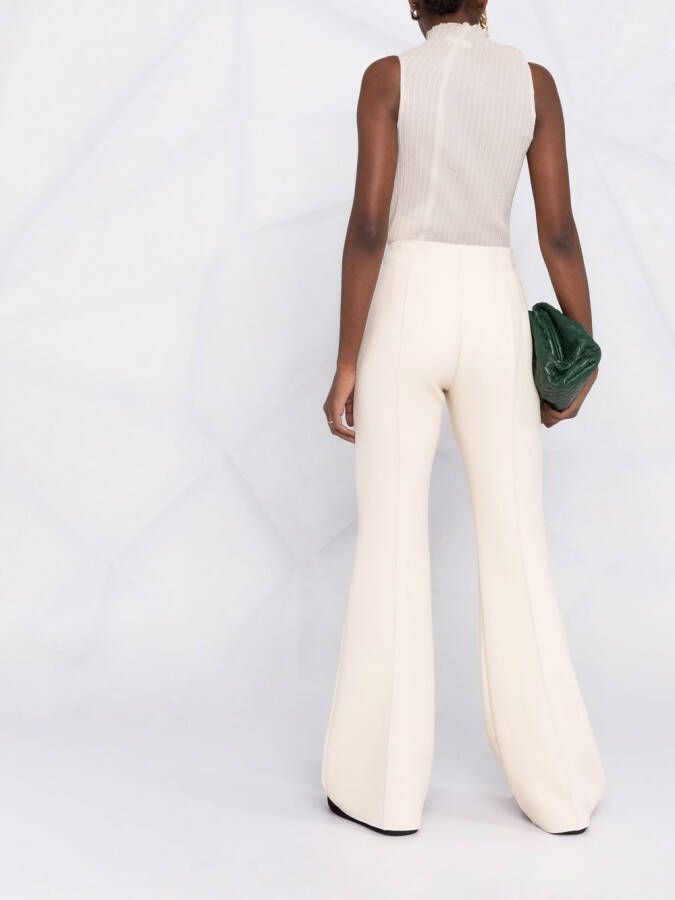Ferragamo High waist broek Beige