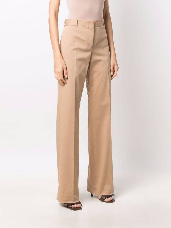 Ferragamo High waist broek Beige