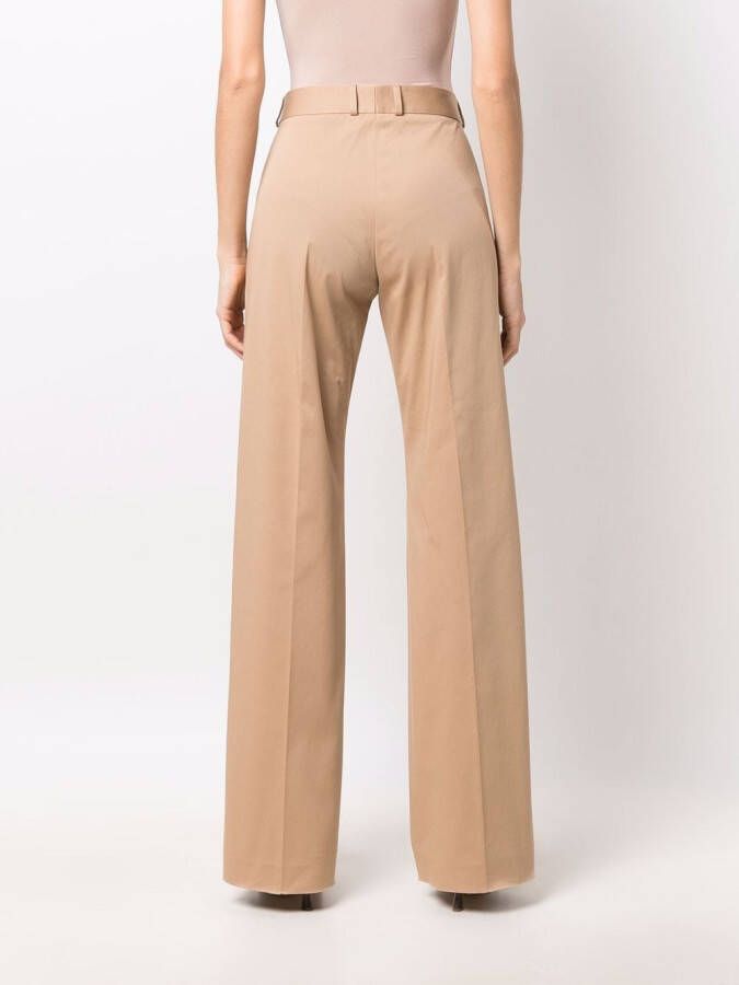 Ferragamo High waist broek Beige