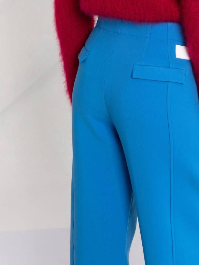 Ferragamo High waist broek Blauw