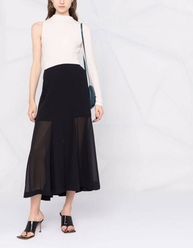 Ferragamo High waist midi-rok Zwart