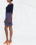 Ferragamo High waist mini-rok Blauw - Thumbnail 4