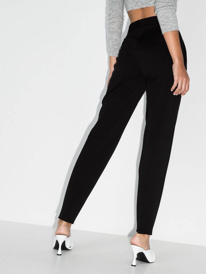 Ferragamo High waist pantalon Zwart