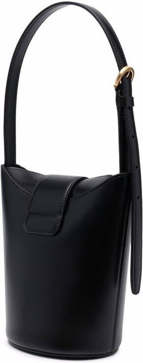 Ferragamo Hobo tas met gespdetail Zwart
