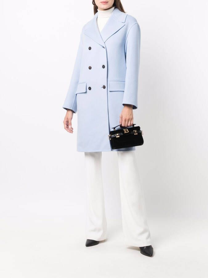 Ferragamo Jas met dubbele rij knopen Blauw