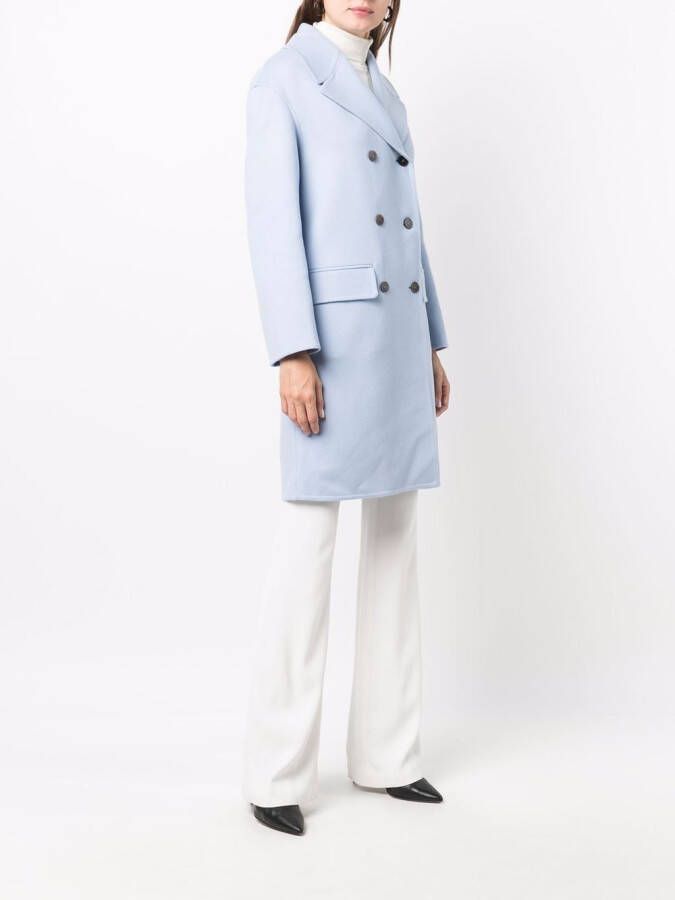 Ferragamo Jas met dubbele rij knopen Blauw