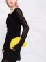 Ferragamo Jurk met doorzichtige vlakken Zwart - Thumbnail 3
