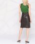 Ferragamo Leren midi-rok Bruin - Thumbnail 3