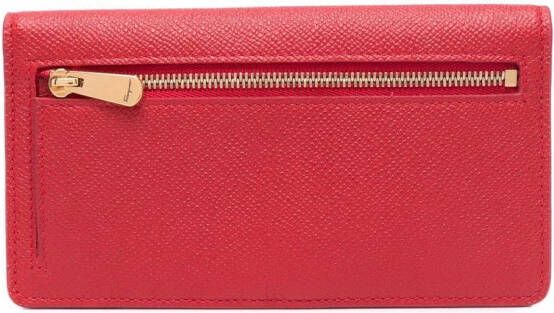 Ferragamo Leren portemonnee Rood