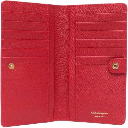 Ferragamo Leren portemonnee Rood