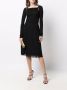 Ferragamo Midi-jurk met uitgesneden detail Zwart - Thumbnail 2