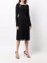 Ferragamo Midi-jurk met uitgesneden detail Zwart - Thumbnail 3